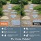 Shabebe Rock Glue,1 Gallon 99% Stronger Bond Gravel Binder for Pea Gravel, Pebble&Stone-Stop Shifting, Reduce Mess, Strong Hold for Yards, Patios, Garden Walkways, Pet Safe Mulch Bond for Landscaping
